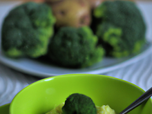 Purée brocolis et pommes de terre