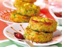 Croquettes de légumes au poulet