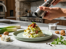Poireaux façon spaghettis au gorgonzola : la recette qui va vous faire adorer les légumes
