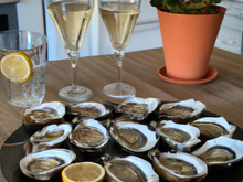 Huîtres au champagne maison
