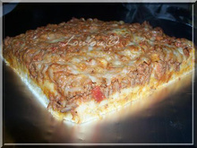 Pizza à la bolognaise