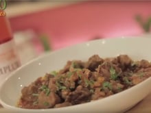 Sauté d'agneau rapide à l'oignon doux