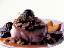 Filet mignon de veau aux pruneaux