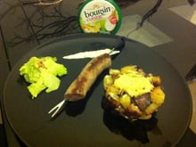 Gratin de pommes de terre et la saucisse de toulouse façon boursin cuisine