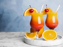 Le cocktail tequila sunrise