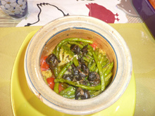 Cocotte d'escargots de Bourgogne aux légumes