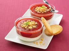 Fromage blanc et Mon dessert de fraises