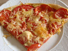 Tarte tomate-jambon