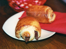 Pains au chocolat briochés