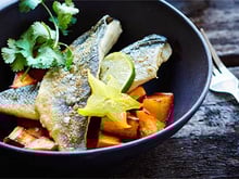 Filet de dorade grillée au citron et à la coriandre