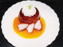 Savarin (décoré sur assiette)