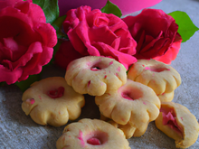 Sablés à la rose