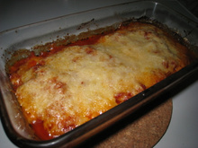 Gratin de courgette au chèvre et miel