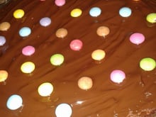 Gâteau choco smarties