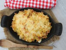Gratin de pâtes et raclette