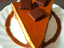 Gâteau au Toblerone fondu