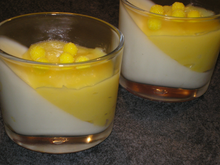 Panna cotta au citron et lemon curd