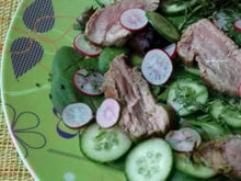 Salade d'agneau à la thailandaise