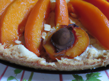 Tarte à l'abricot et marrons