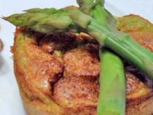 Soufflé aux asperges vertes