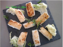 Nems au chèvre et à la menthe