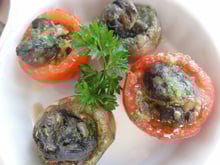 Petits farcis aux escargots