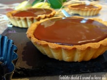 Tartelettes chocolat caramel au beurre salé