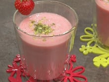Smoothie aux fraises