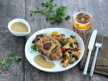 Rouelles de veau braisées au cidre