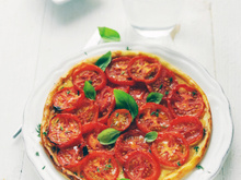 Tarte à la tomate et à la moutarde