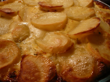 Gratin de saumon pommes de terre à l'aneth