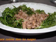 Salade de pissenlit et dés d'Agneau Presto
