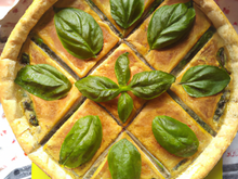Tarte au basilic