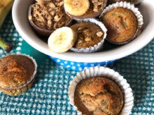 Muffins banane, salidou et céréales