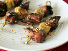 Brochettes de foies de volailles