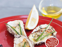 Huîtres chaudes à l’huile d’olive