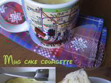 Mug cake à la courgette