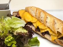 Sandwich magret de canard et cheddar par Dominique Saibron