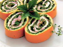 Rouleau de printemps au tourteau