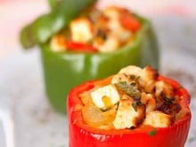 Des poivrons farcis