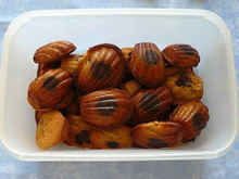 Madeleines au Nutella