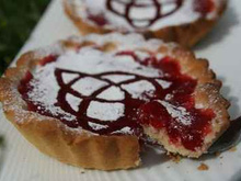 Tartelettes aux groseilles du jardin