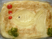 Brandade de haddock et pan tomate