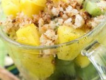 Crumble aux fruits exotiques M'les Fruits