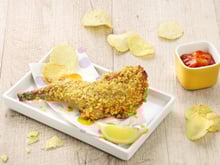 Gigolettes de lapin panées aux chips