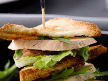Le Club sandwich Foie Gras et Magret