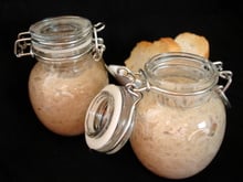 Pots de lentilles à la crème