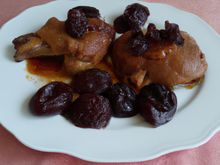 Cailles aux pruneaux