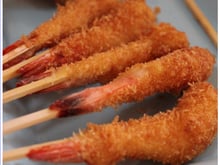 Crevettes apéritives au Panko (chapelure japonaise)