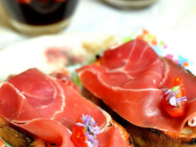 Sangria accompagnée de pan con tomate